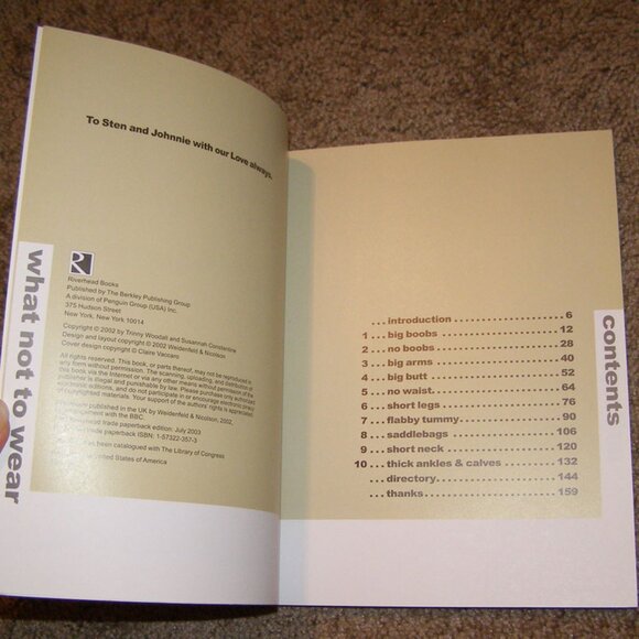 What Not to Wear Book by Trinny Woodall and Susannah Constantine 2003, paperback - Picture 6 of 6